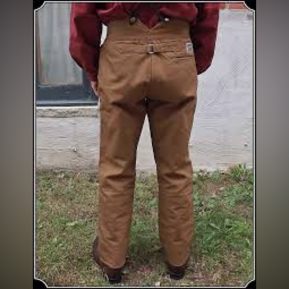Frontier Trousers Brown Duck Chestnut Frontier Classics Men’s 32x36 Like New - Picture 1 of 6